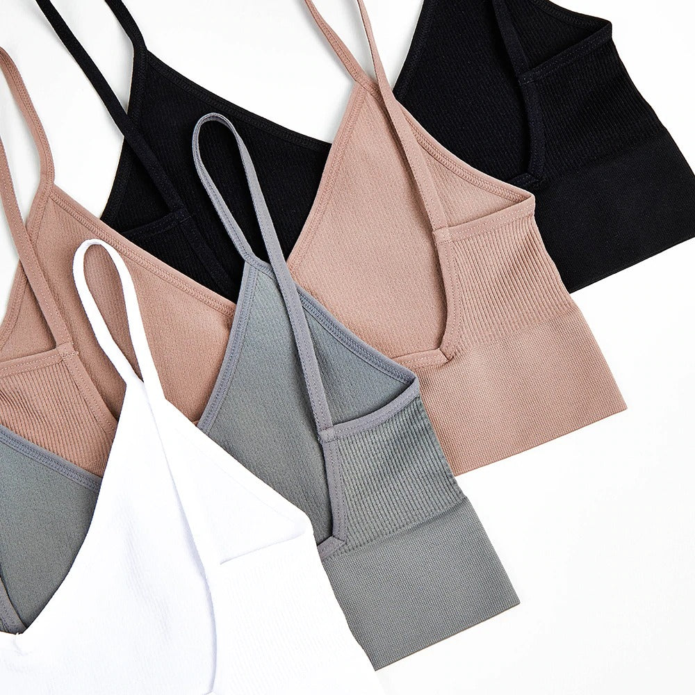 Open Back Tank Top Brassiere