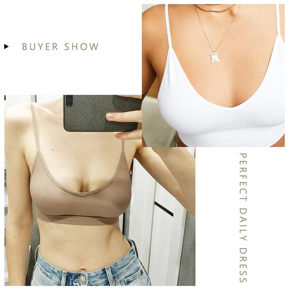 Open Back Tank Top Brassiere