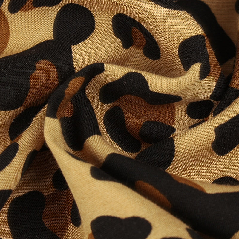 Vintage leopard print dress
