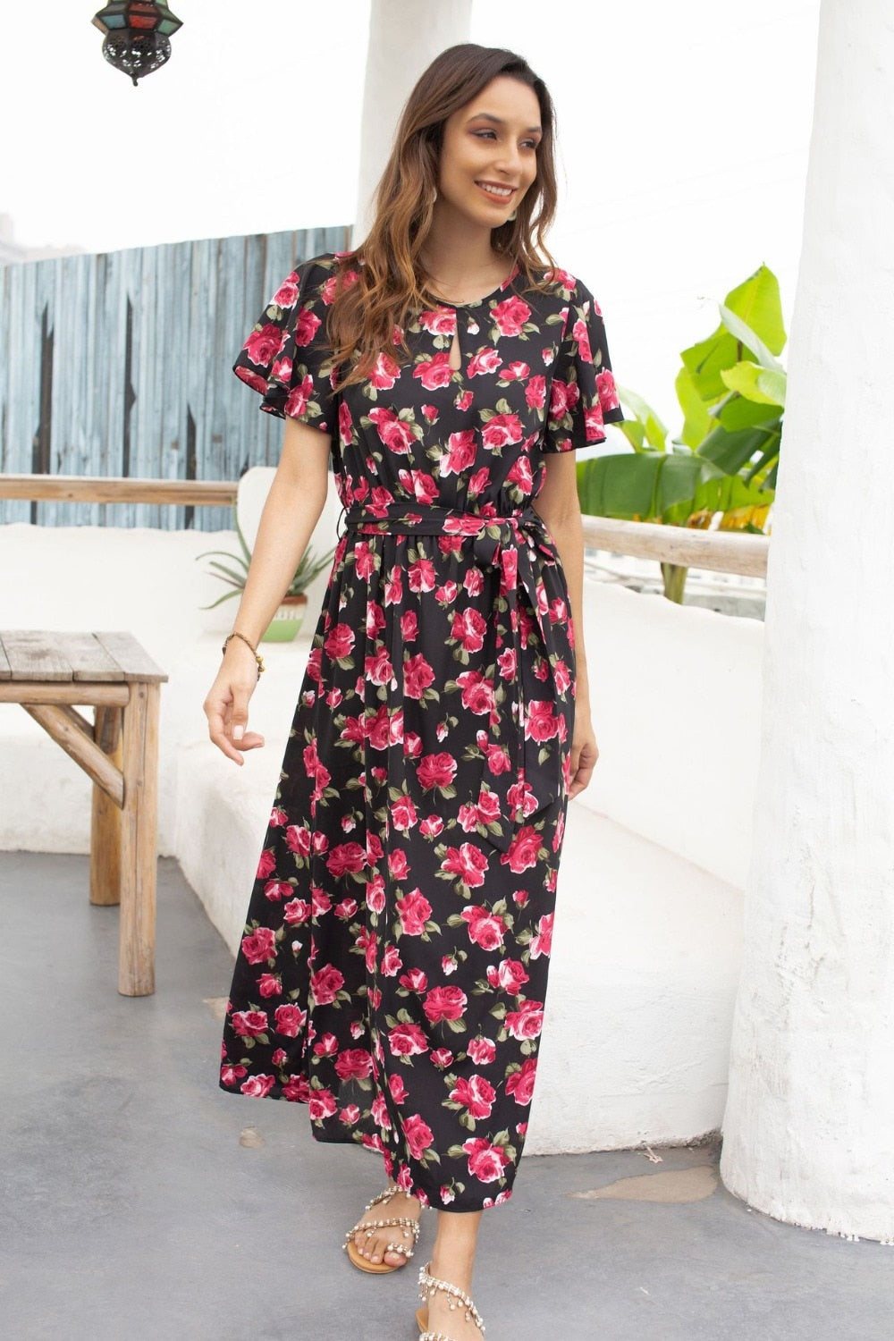 Summer  Floral print dress
