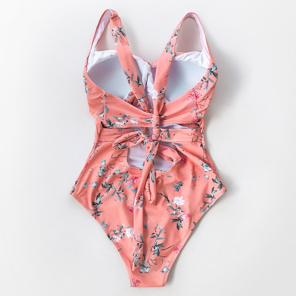 Floral One-Piece Swimsuit