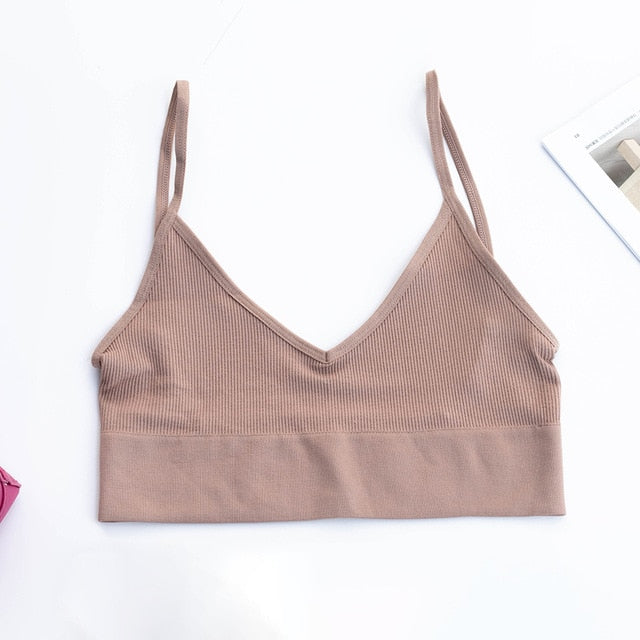Open Back Tank Top Brassiere
