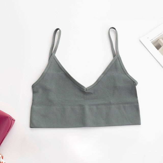 Open Back Tank Top Brassiere