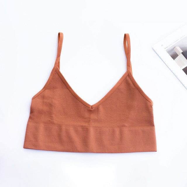 Open Back Tank Top Brassiere