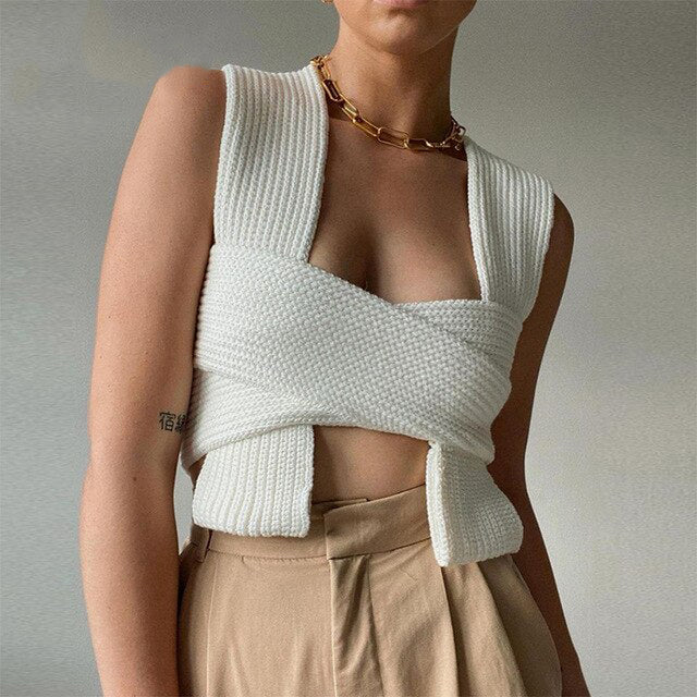 Sexy Solid Short Crop Fashion